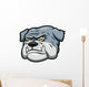 Angry Bulldog Wall Decal