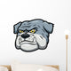 Angry Bulldog Wall Decal