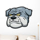 Angry Bulldog Wall Decal
