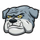 Angry Bulldog Wall Decal