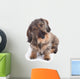 Hairy Dachshund Wall Decal
