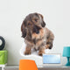 Hairy Dachshund Wall Decal