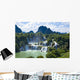 Sunny Vietnamese Waterfall Wall Decal