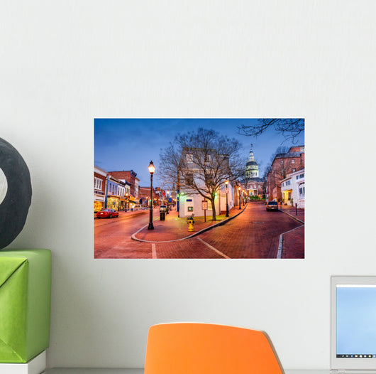 Downtown Annapolis Maryland Wall Decal