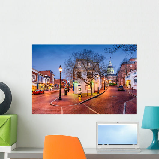 Downtown Annapolis Maryland Wall Decal