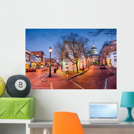 Downtown Annapolis Maryland Wall Decal