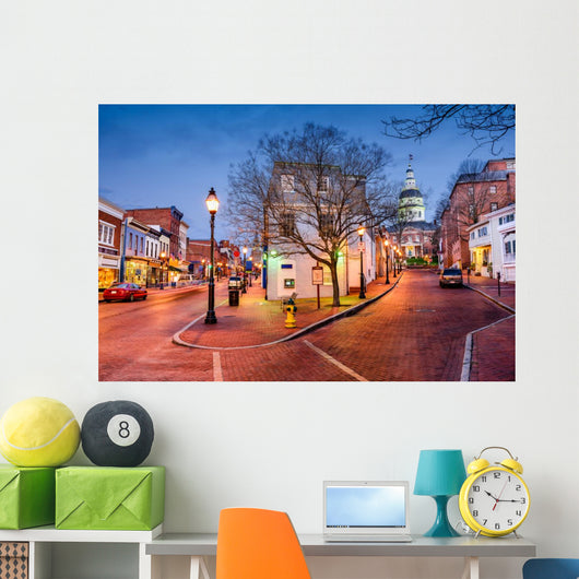 Downtown Annapolis Maryland Wall Decal
