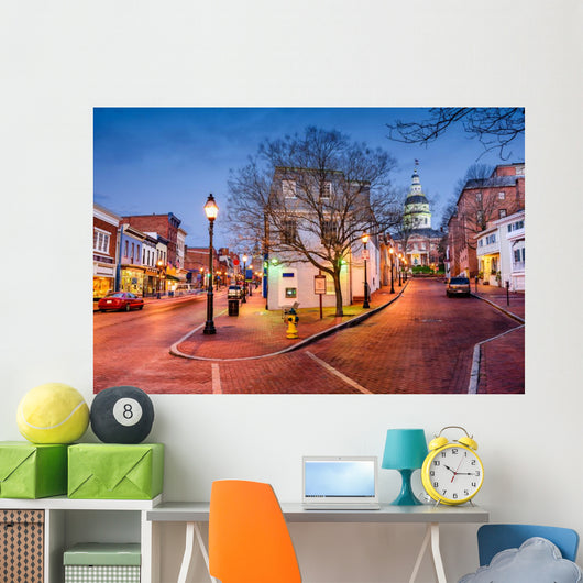 Downtown Annapolis Maryland Wall Decal
