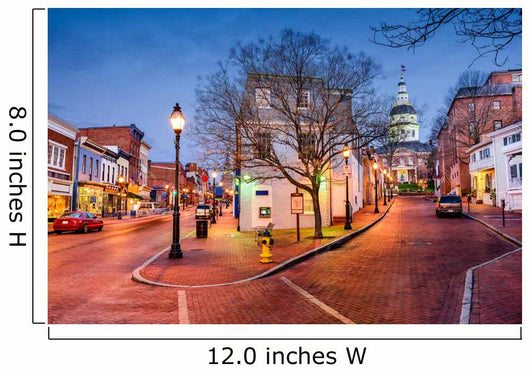 Downtown Annapolis Maryland Wall Decal