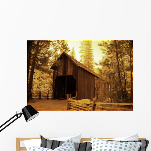 Covered Bridge Wall Decal