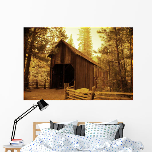 Covered Bridge Wall Decal