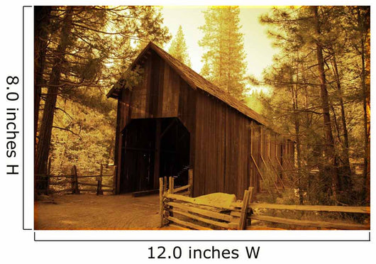 Covered Bridge Wall Decal