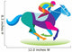 Horse Jockey Wall Decal