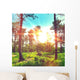 Magic Lights Forest Wall Decal