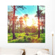 Magic Lights Forest Wall Decal