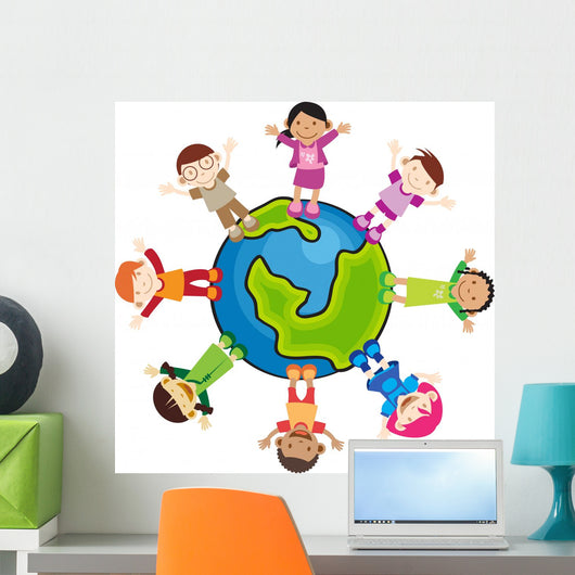 Multi Culture Children Wall Decal