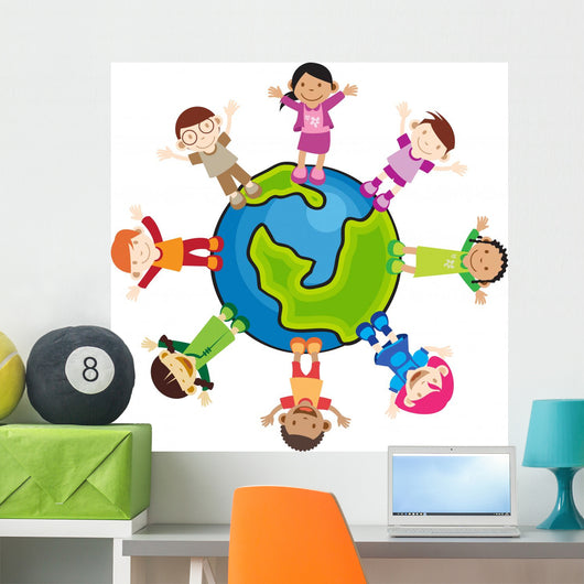 Multi Culture Children Wall Decal