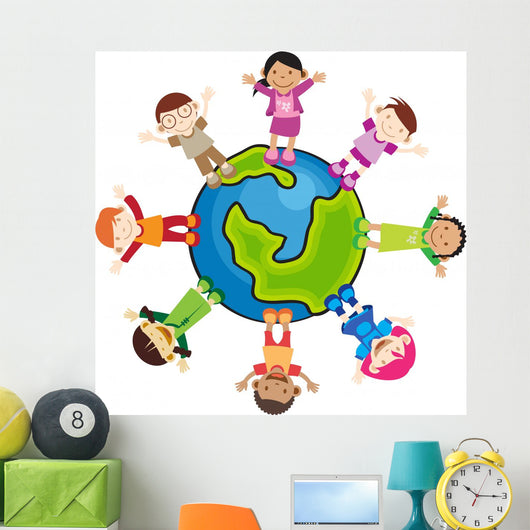 Multi Culture Children Wall Decal