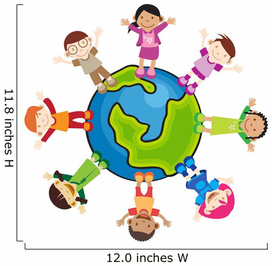 Multi Culture Children Wall Decal