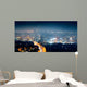 Los Angeles at night Wall Mural