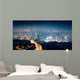 Los Angeles at night Wall Mural