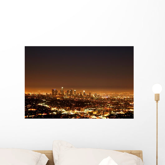 Los Angeles by night Wall Mural