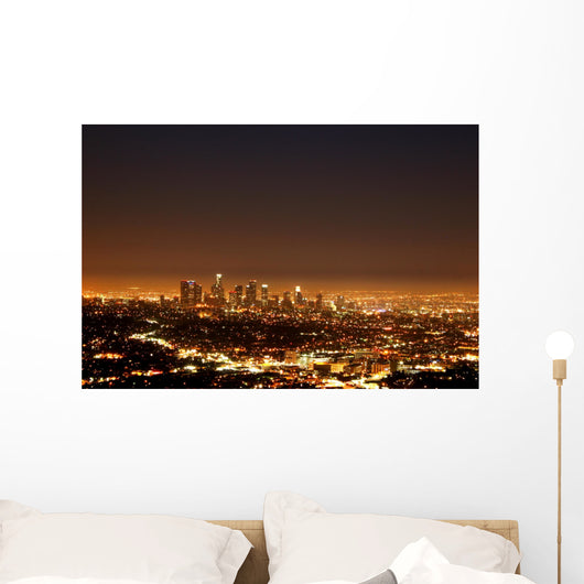 Los Angeles by night Wall Mural