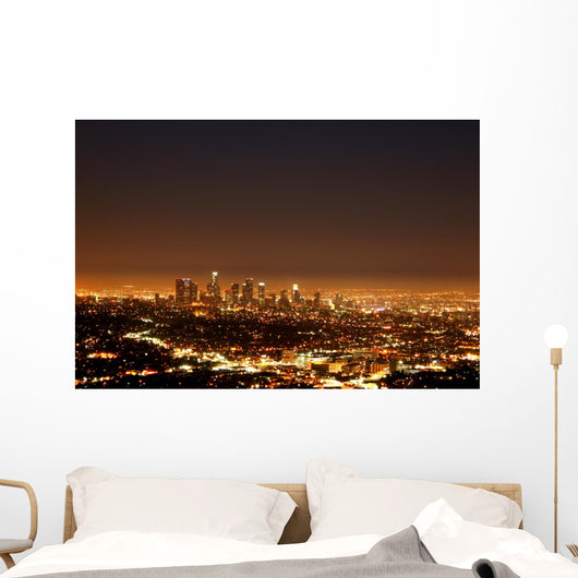 Los Angeles by night Wall Mural