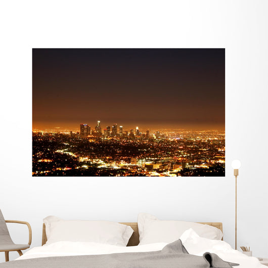 Los Angeles by night Wall Mural