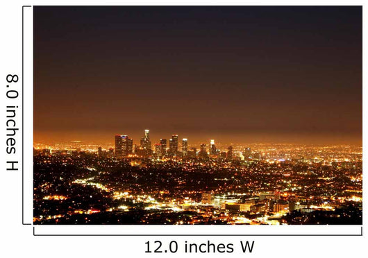 Los Angeles by night Wall Mural
