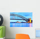 View of Sydney Harbor at twilight Wall Mural