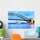View of Sydney Harbor at twilight Wall Mural