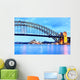 View of Sydney Harbor at twilight Wall Mural