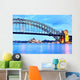 View of Sydney Harbor at twilight Wall Mural