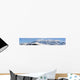 Long Alps Mountain Range Wall Decal Panoramic Wall Decal
