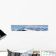 Long Alps Mountain Range Wall Decal Panoramic Wall Decal