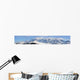 Long Alps Mountain Range Wall Decal Panoramic Wall Decal