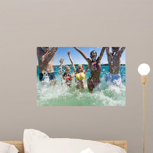 Playing Teens Wall Decal