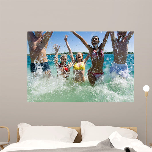 Playing Teens Wall Decal