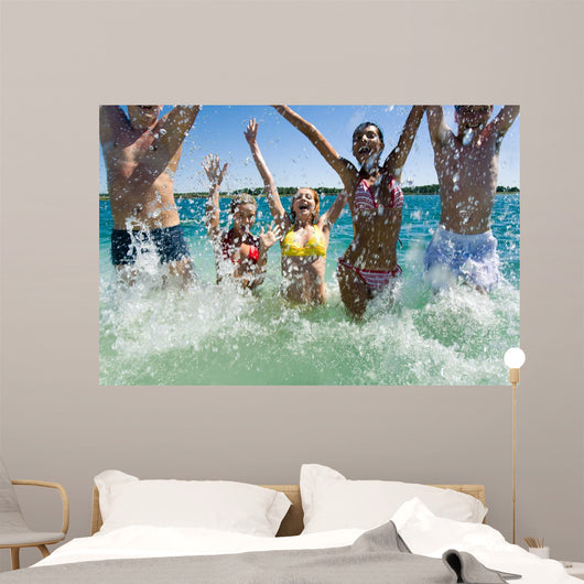 Playing Teens Wall Decal