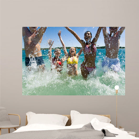 Playing Teens Wall Decal