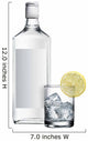 Alcohol Bottle Wall Decal