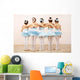 Five Little Ballerinas Wall Decal