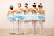 Five Little Ballerinas Wall Decal