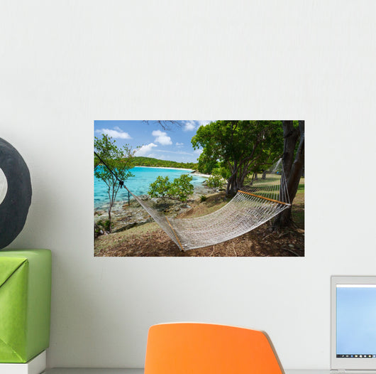 Beautiful Caribbean Tropical Beach Wall Decal