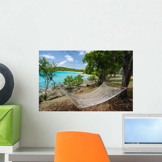 Beautiful Caribbean Tropical Beach Wall Decal