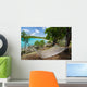 Beautiful Caribbean Tropical Beach Wall Decal