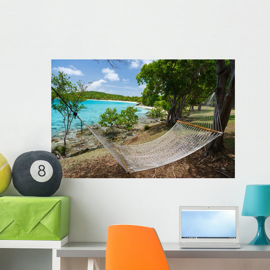 Beautiful Caribbean Tropical Beach Wall Decal
