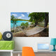Beautiful Caribbean Tropical Beach Wall Decal
