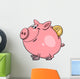 Piggy Bank with Coin Wall Decal